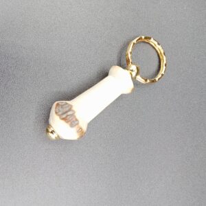 porte clef en bois de cerf
